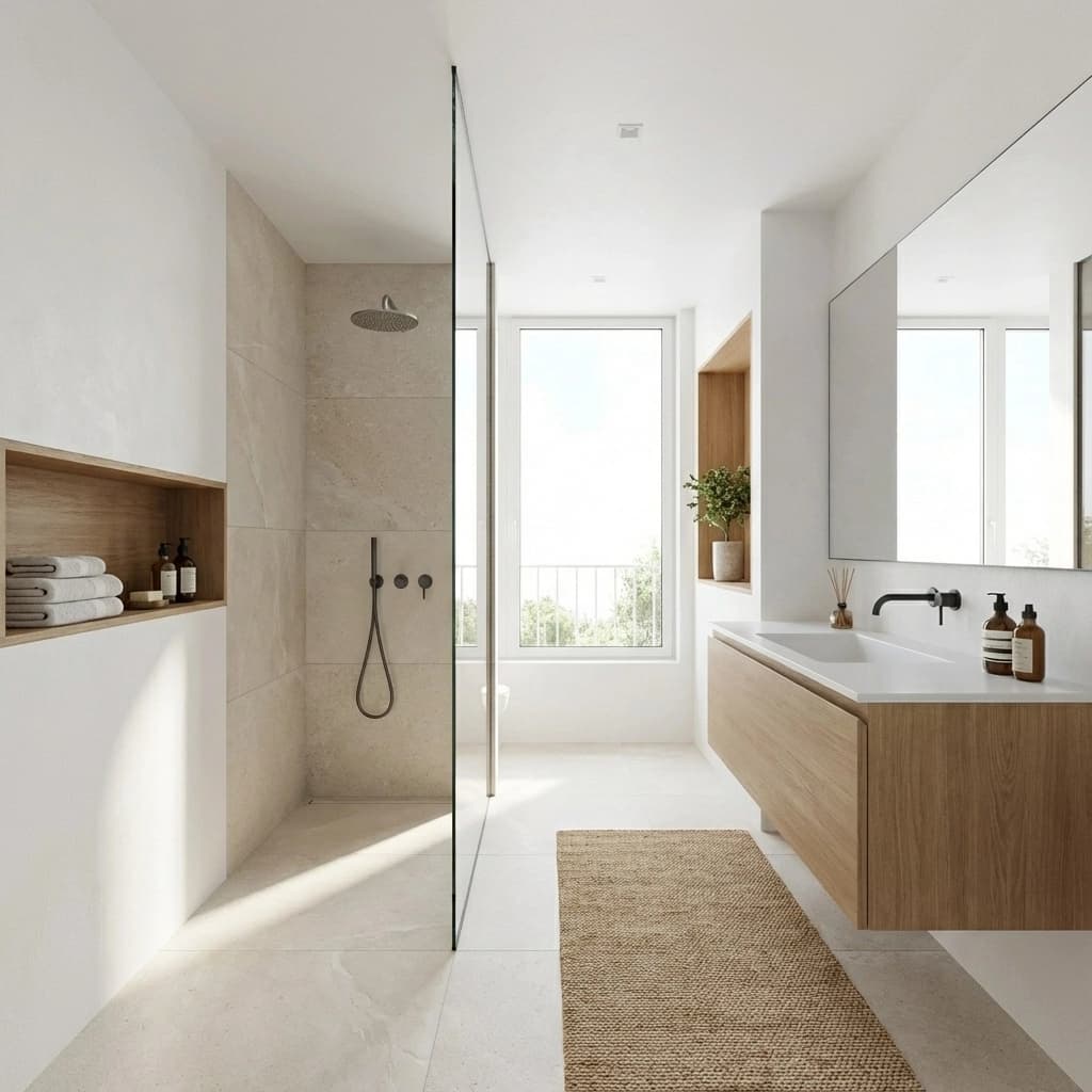 Living-kitchen 3D render