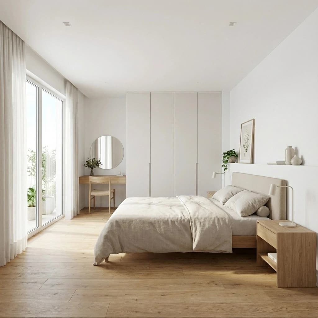 Bedroom 3D render