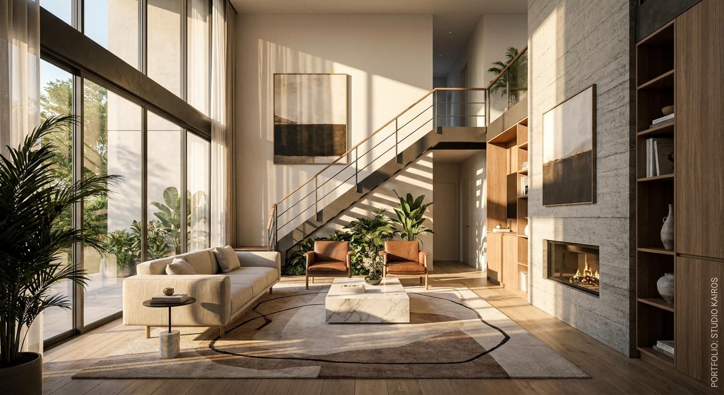 How to Build a Stunning Architecture Portfolio Video from Still Renders Using AI